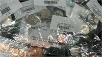 Collection Of Many Brilliant Uncirculated Coins