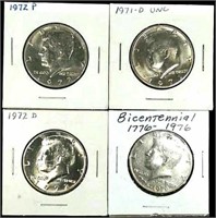 Collection Of Kennedy Half Dollars