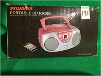 SYLVANIA-PORTABLE CD RADIO