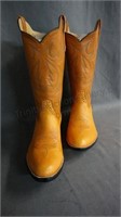 Rios of Mercedes Ostrich Cowboy Boots Size 8 E