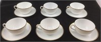 Six Noritake Teacups