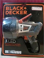 Black & Decker Lithium LED Rechargeable Spotlight