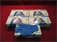 New Ansell TNT Blue Nitrile Gloves: Size Large