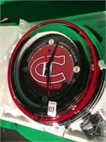 MONTREAL CANADIENS LED CLOCK