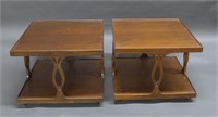 Pair Square End Tables
