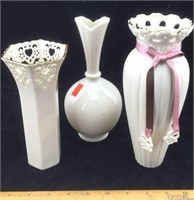 Three Lenox Vases