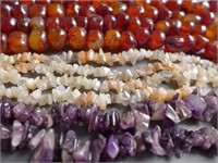Natural Stone Bead Necklaces