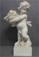 White Composition Figural Sculpture