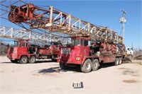 COOPER LTO-350 D/D BACK-IN WELL SERVICE RIG, S/N: