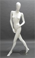 Full Size White Standing Female Mannequin