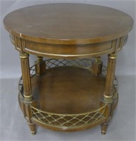 Louis XVI Style Circular End Table