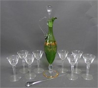 Vintage Glass Barware Items