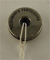Vintage Tilghman Fertilizer metal retractable