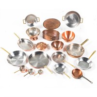 Copper and brass cookware