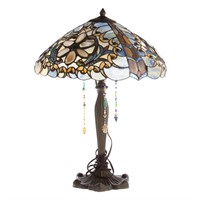 Art glass table lamp