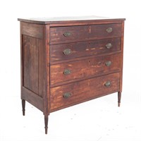 Federal pine chest of drawers, circa 1815