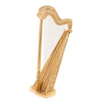 Unusual decorative harp