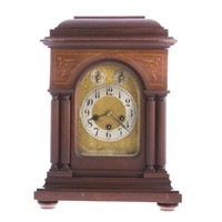 KC Company wood cased mantel clock