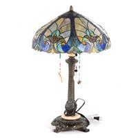 Art glass table lamp