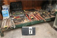LARGE LOT OF ASSORTED COMBINATION WRENCHES,