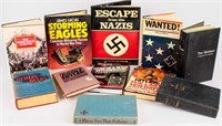 Lot of 11 Vintage Hitler / Nazi / WWII Books