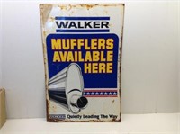 Walker Muffler Doubled Sided Sign "D" 23 x 35
