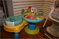 Baby: activity center, high chair, walker,