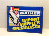 Metal Walker Import Muffler Single Sided Sign