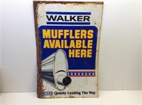 Walker Muffler Doubled Sided Sign "A" 23 x 35