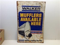 Walker Muffler Doubled Sided Sign "C" 23 x 35