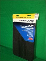 HIGHLAND-14X8" HEAVY DUTY RUBBER SPLASH GUARD