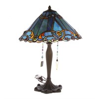 Art glass table lamp
