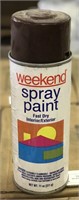 (9) Weekend Brown Spray Paint