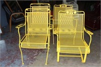 Great cheery wrought iron garden/patio chairs