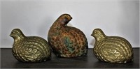 Brass quail family