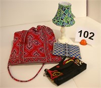 Vera Bradley, 4 pcs including lamp (untried)