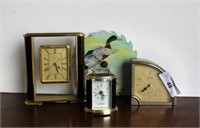Vintage clocks lot of 4