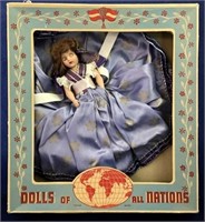 Dolls of All Nations #71 Girl, Lavender Gown