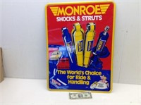 Monroe Shocks & Struts Aluminum Sign