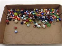 120+ Vintage Marbles  Clay Steelers Shooters More