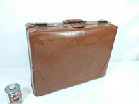 Valise de cuir Fournier Baggage vintage