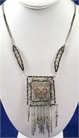 Handmade Beaded Pendant, Necklace