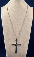 James Avery Sterling Silver Cross & Chain