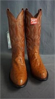 Tony Lama Full Quill Ostrich Cowboy Boots 9.5 D