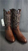 Tony Lama Full Quill Ostrich Cowboy Boots 13 D