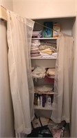 Entire content of linen closet