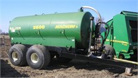 Balzer 2600 Gallon Vacuum Tank