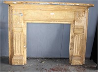Old shabby mantle