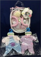 First Baby Doll Play Set & Clothing Sets