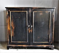 Painted storage cabinet